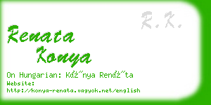 renata konya business card